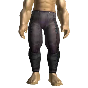 Inscribed Leather Pants