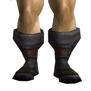 Inscribed Leather Boots