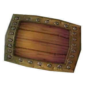 Salvaged Wooden Tower Shield