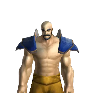 Blue Dragonscale Shoulders