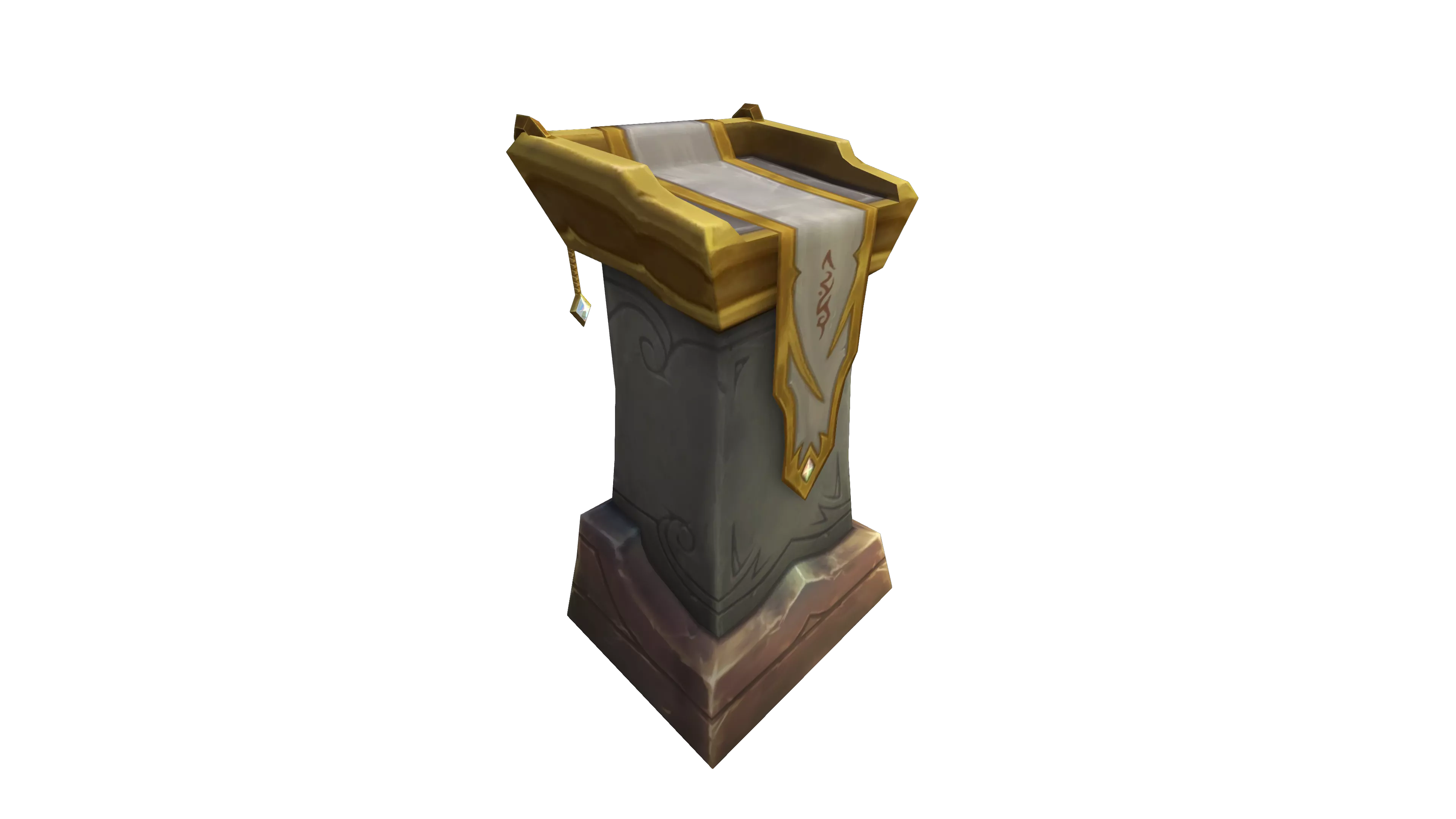Draconic Auctioneer's Lectern - Decor - World of Warcraft