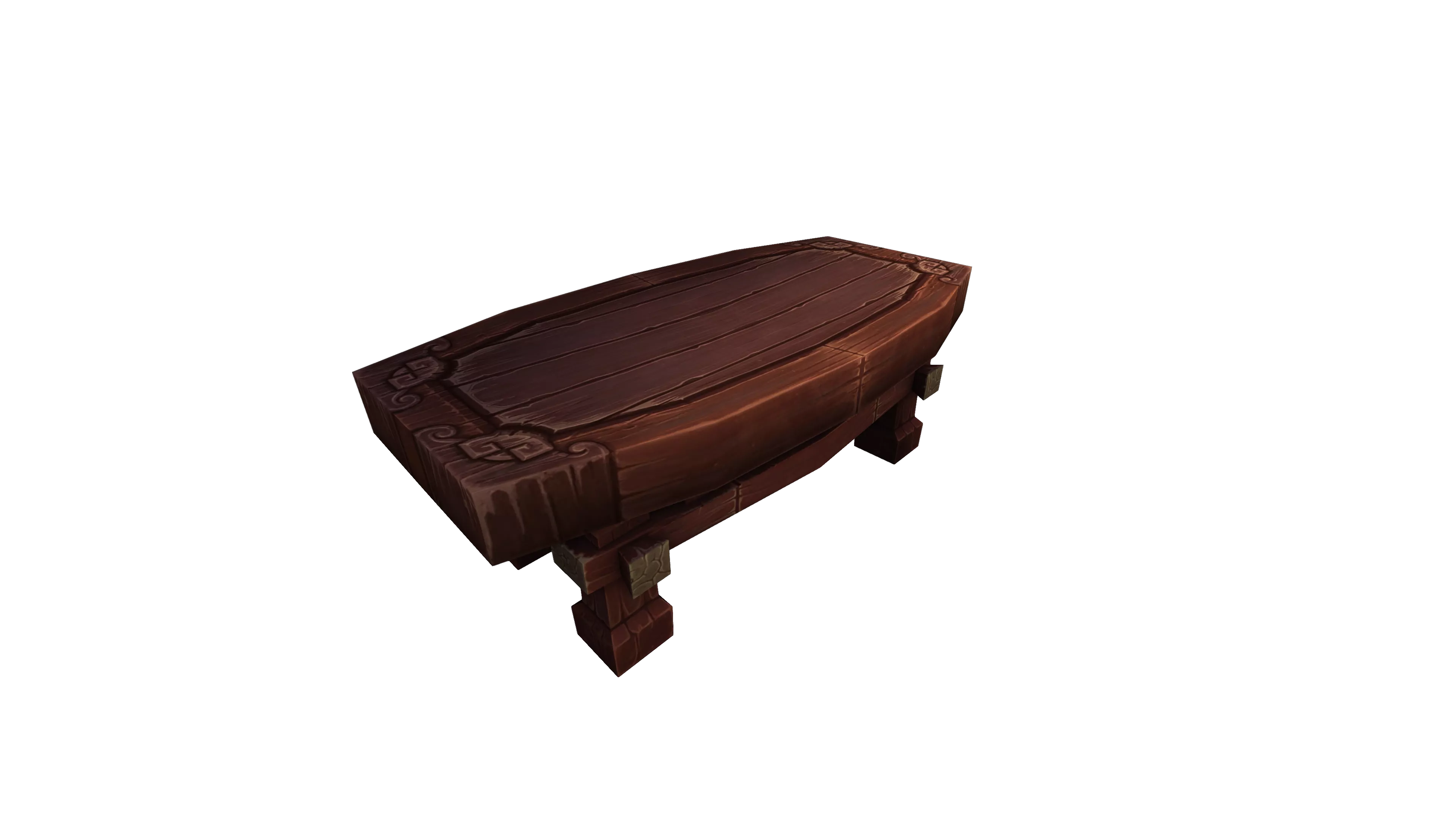 Pandaren Wooden Table - Decor - World of Warcraft