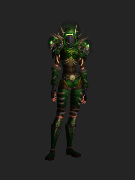 Blood Elf - Amani Green - Outfit - of Warcraft
