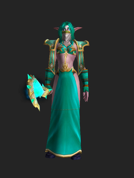Gold and Teal - Outfit - World of Warcraft