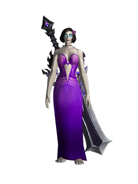purple dress wow Lovely Purple Dress - Item