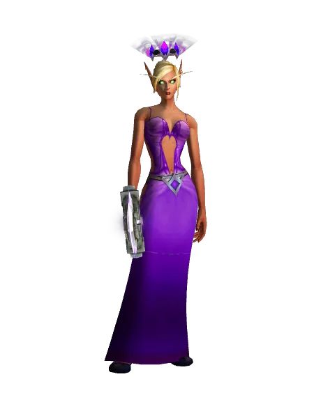 purple dress wow Festive Purple Dress - Item