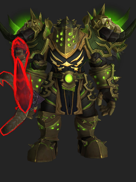 Titanic Onslaught Armor (Mythic Recolor) - Outfit - World of Warcraft