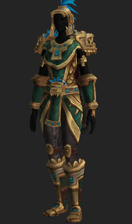 Zandalar Dungeon Mail (Normal Recolor) Transmog Set World of Warcraft