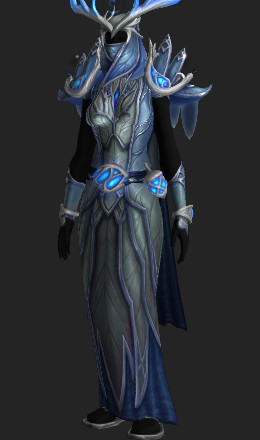 Winterborn Regalia Night Fae Covenant Court of Night Cloth Armor Set
