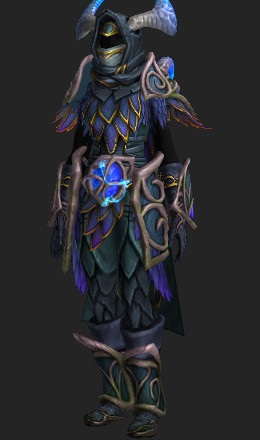 Winterborn Hauberk Night Fae Covenant Court of Night Mail Armor Set