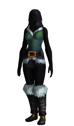 Festive Green Winter Veil Set - Shorts - Transmog Set - World of Warcraft