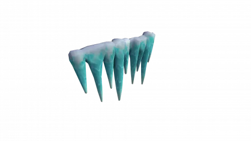 Winter's Frost Icicle Chunk