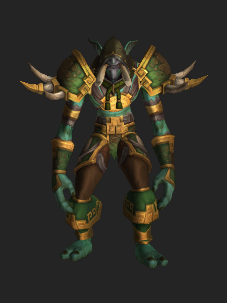Army Opmærksom optager Monk troll - Outfit - World of Warcraft