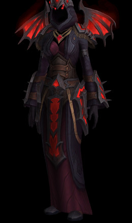 Ebony - Venthyr Covenant Campaign Cloth Armor Set - Transmog Set - 11.2 ...