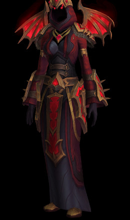 Crimson - Venthyr Covenant Renown Cloth Armor Set - Transmog Set - 12.0 ...