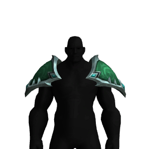 Verdant Dragonstone Shoulderguards