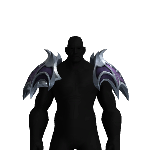 Razorscale Mauve Pauldrons