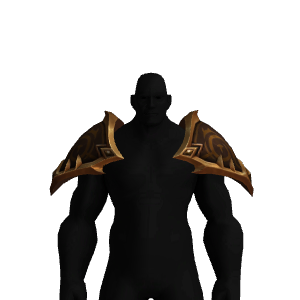 Bronze Dragonstone Shoulderguards