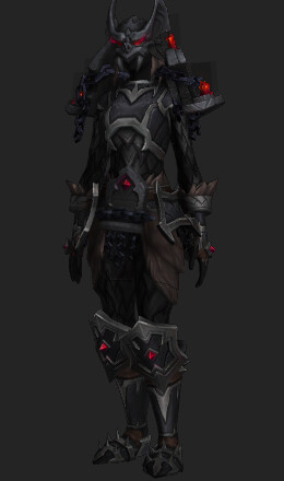 Ebony - Venthyr Covenant Campaign Mail Armor Set - Transmog Set - 11.0. ...