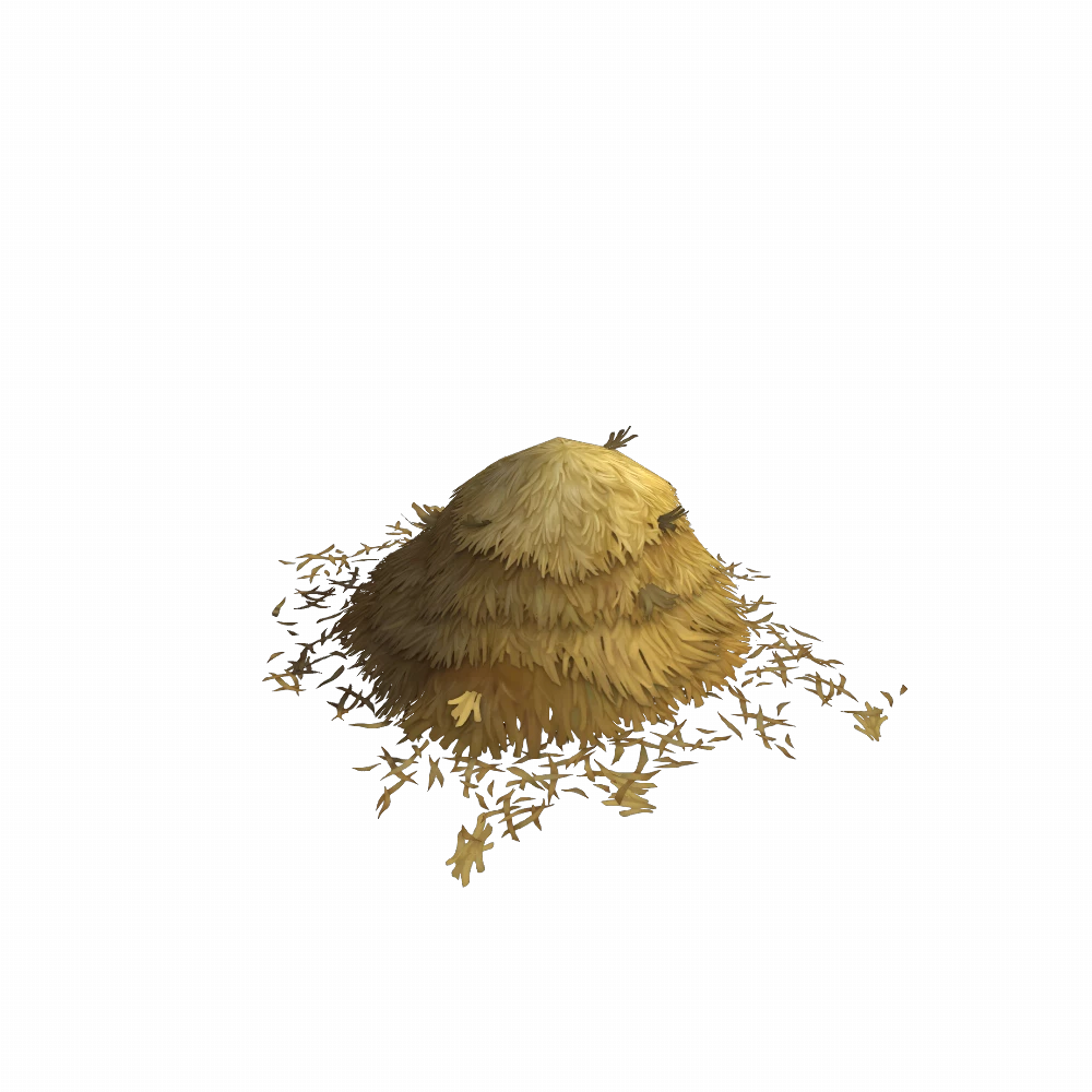 Large Razorwind Farmer's Hay Pile