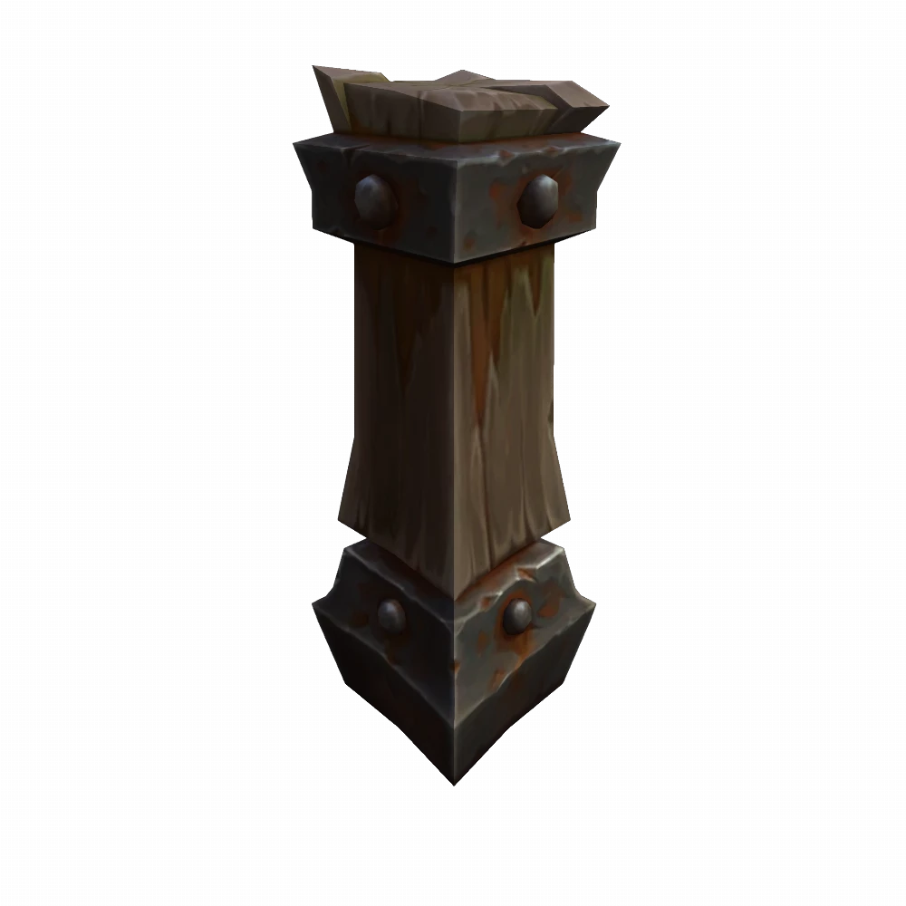 Old Founder's Point Fencepost