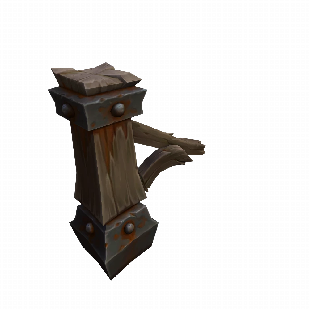 Old Broken Founder's Point Fence