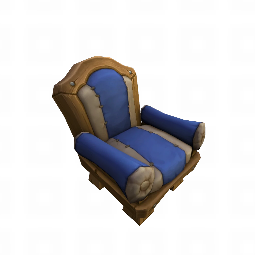 Plush Cushioned Chair