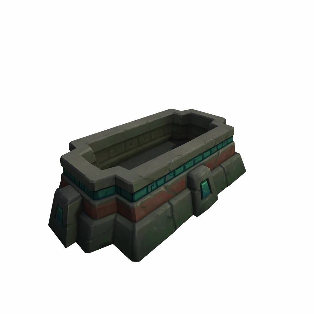 Unearthed Sarcophagus Base
