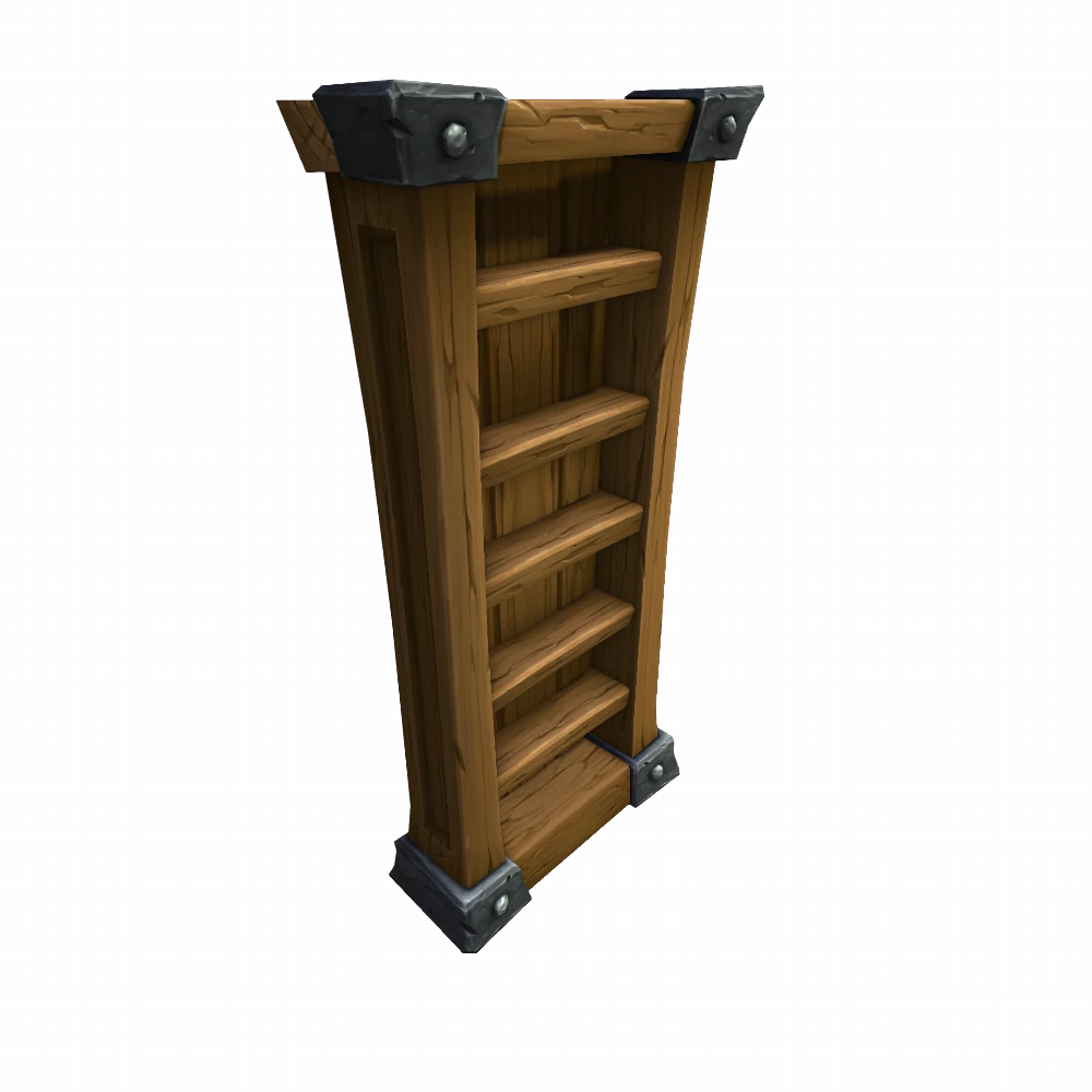 Tall Sturdy Wooden Bookcase