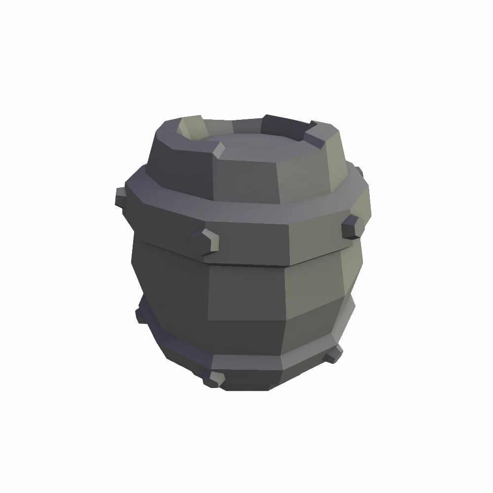 Reinforced Wooden Barrel