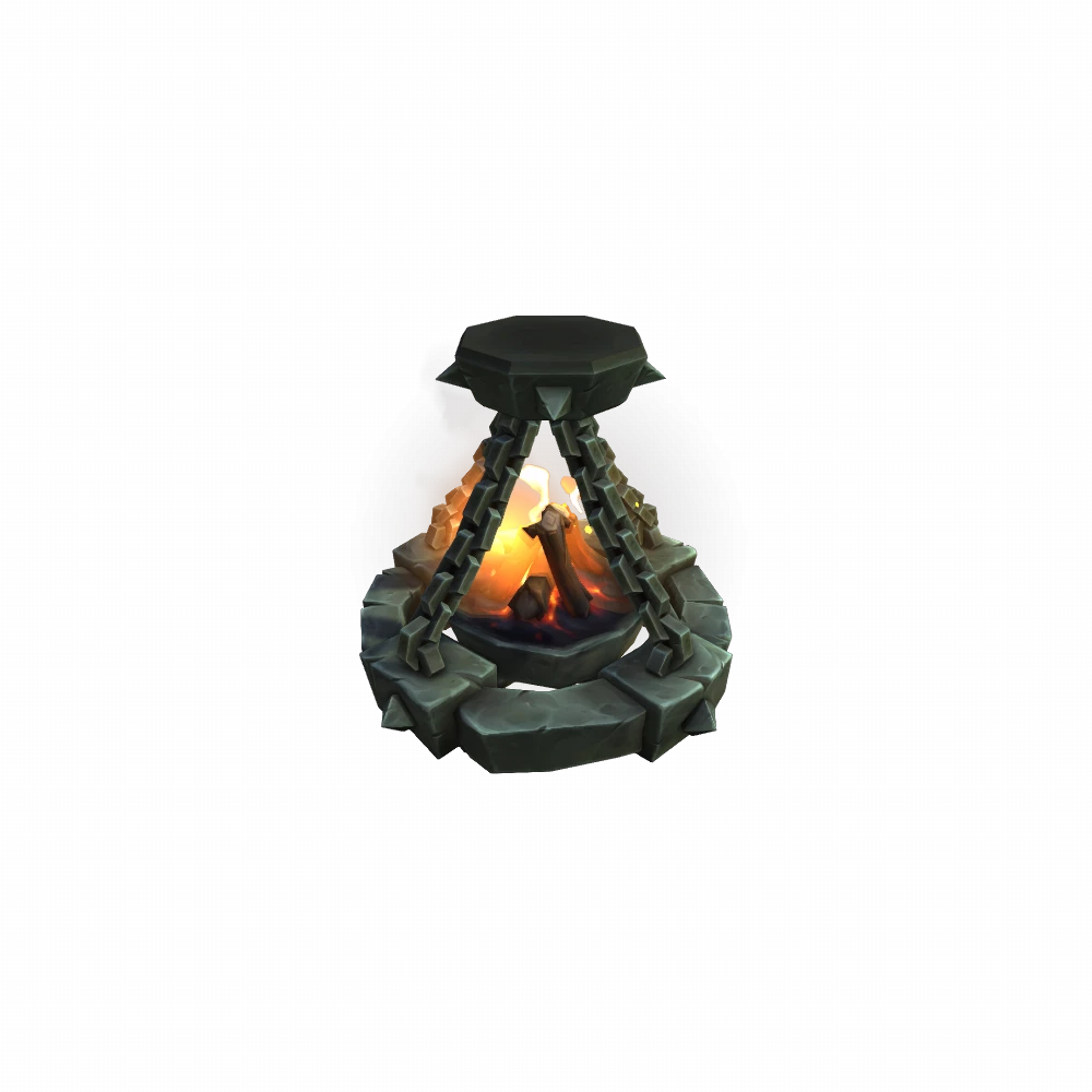 Razorwind Iron Chandelier