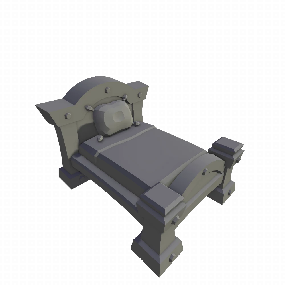 Refined Wooden Bed
