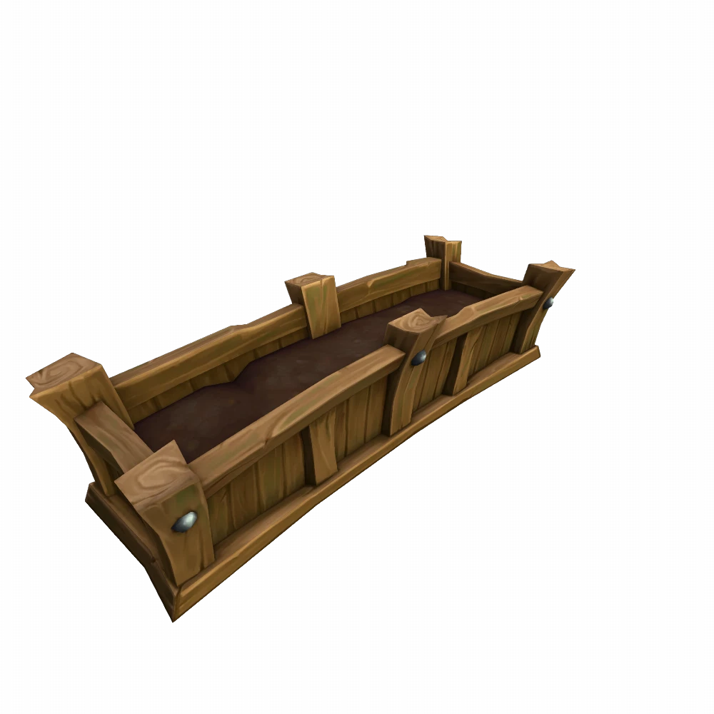 Wooden Planter Row
