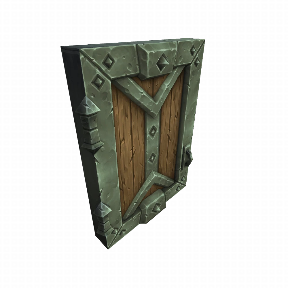 Iron-Reinforced Door