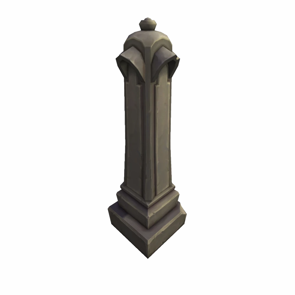 Tall Founder's Point Gravestone