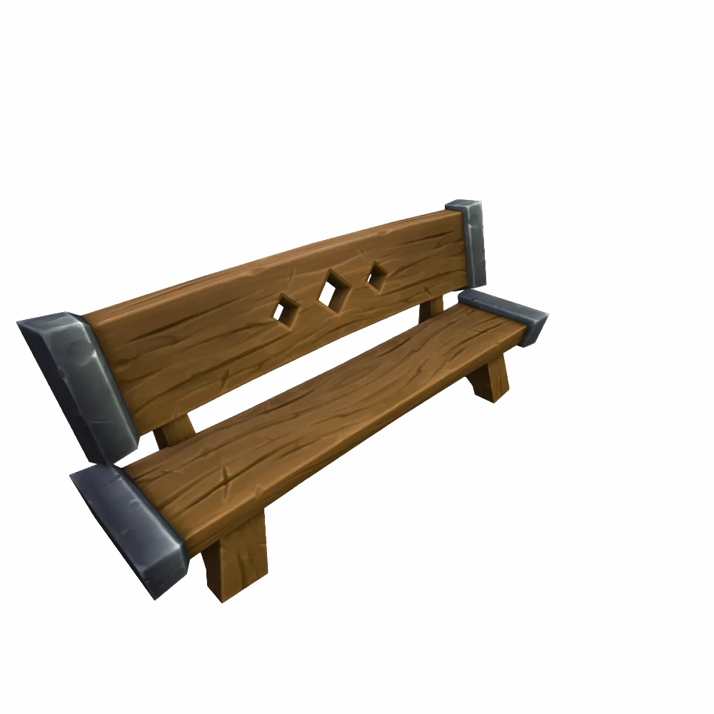 Restful Wooden Bench - [Decor] - World of Warcraft