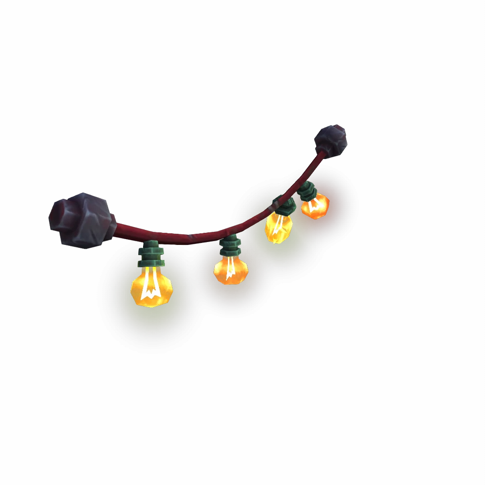 Tiny String of Schmancy Goblin Lights