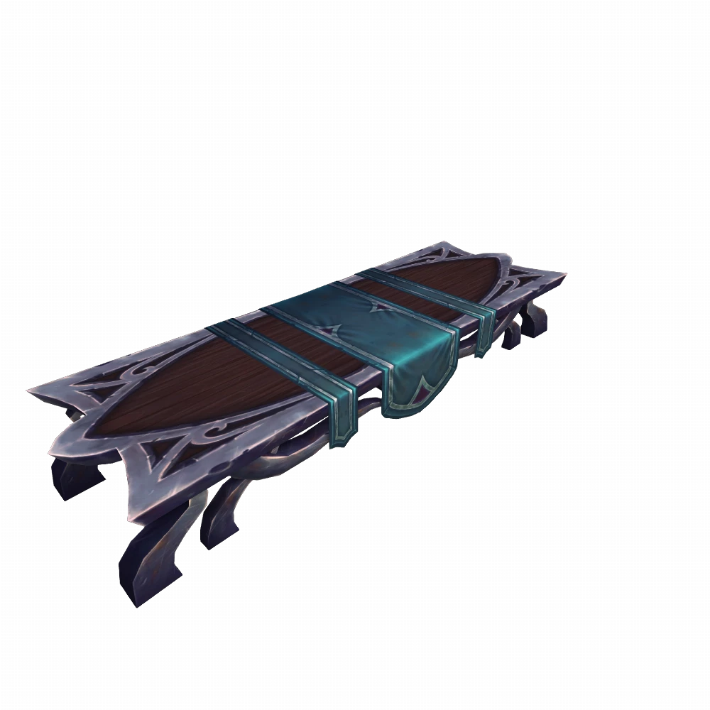 Covered Ornate Suramar Table