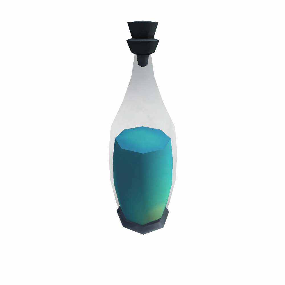 Tall Corked Bottle of Liquid Mystery