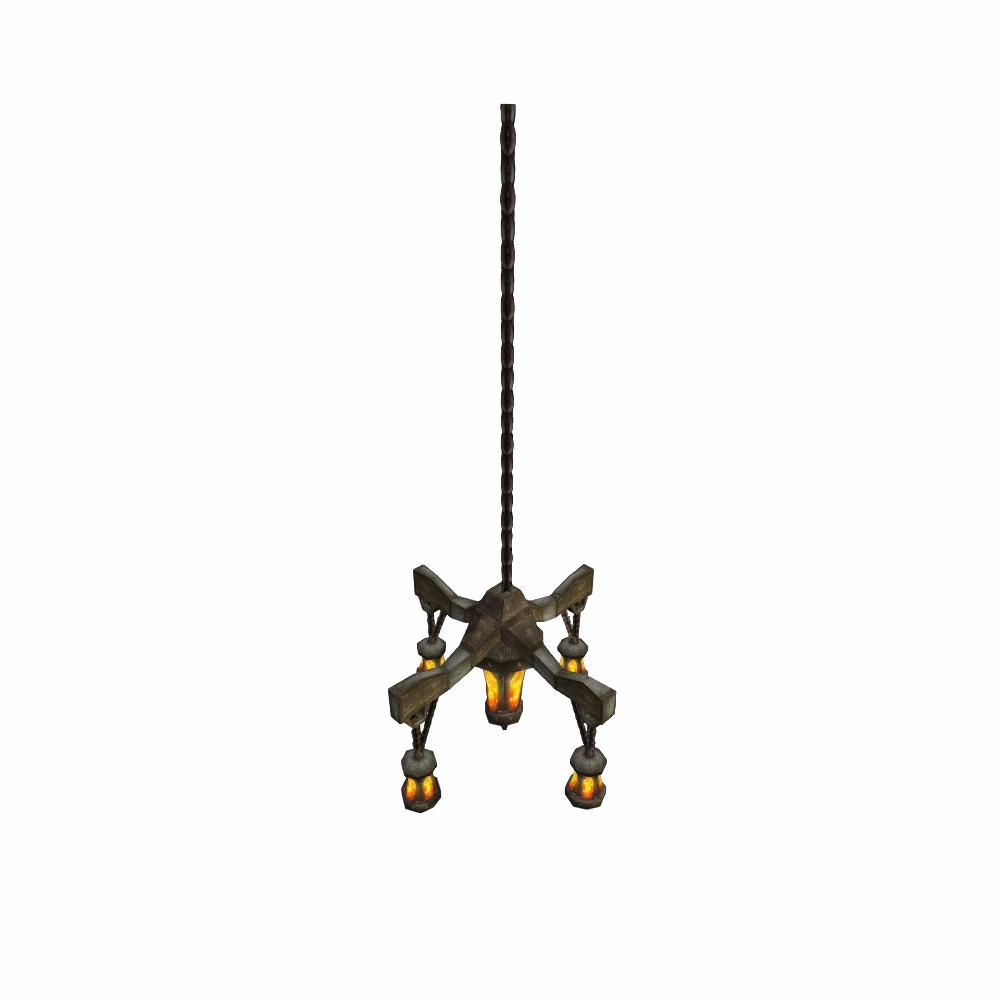Dark Iron Chandelier