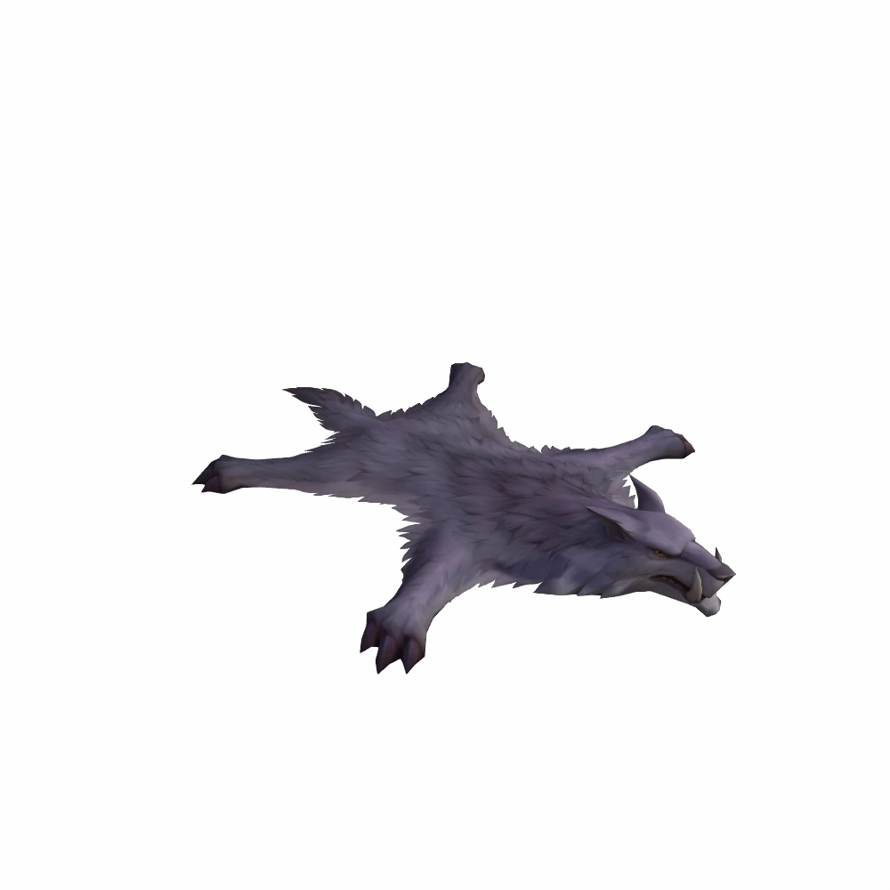 Wolf Pelt Rug