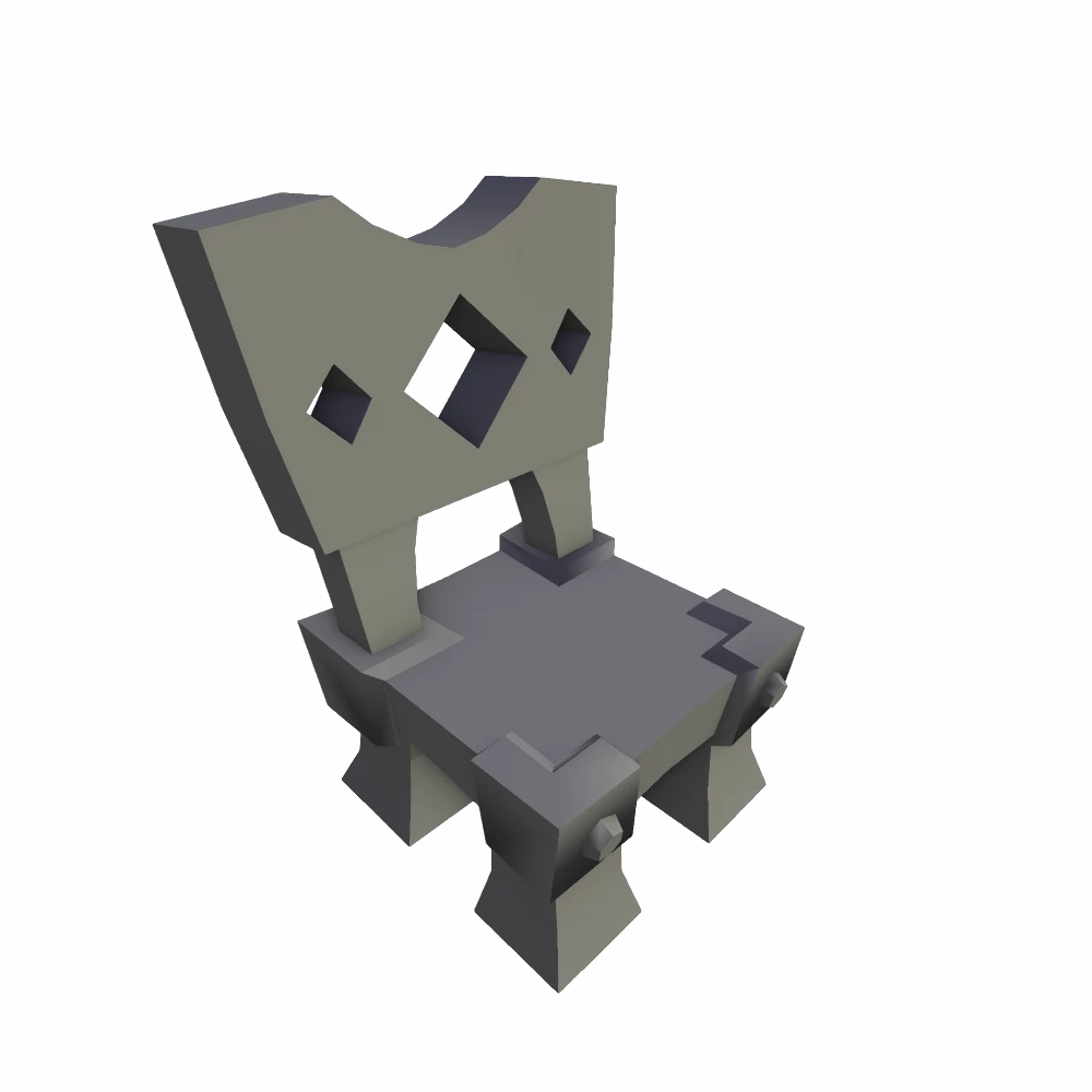 Carved Wooden Chair