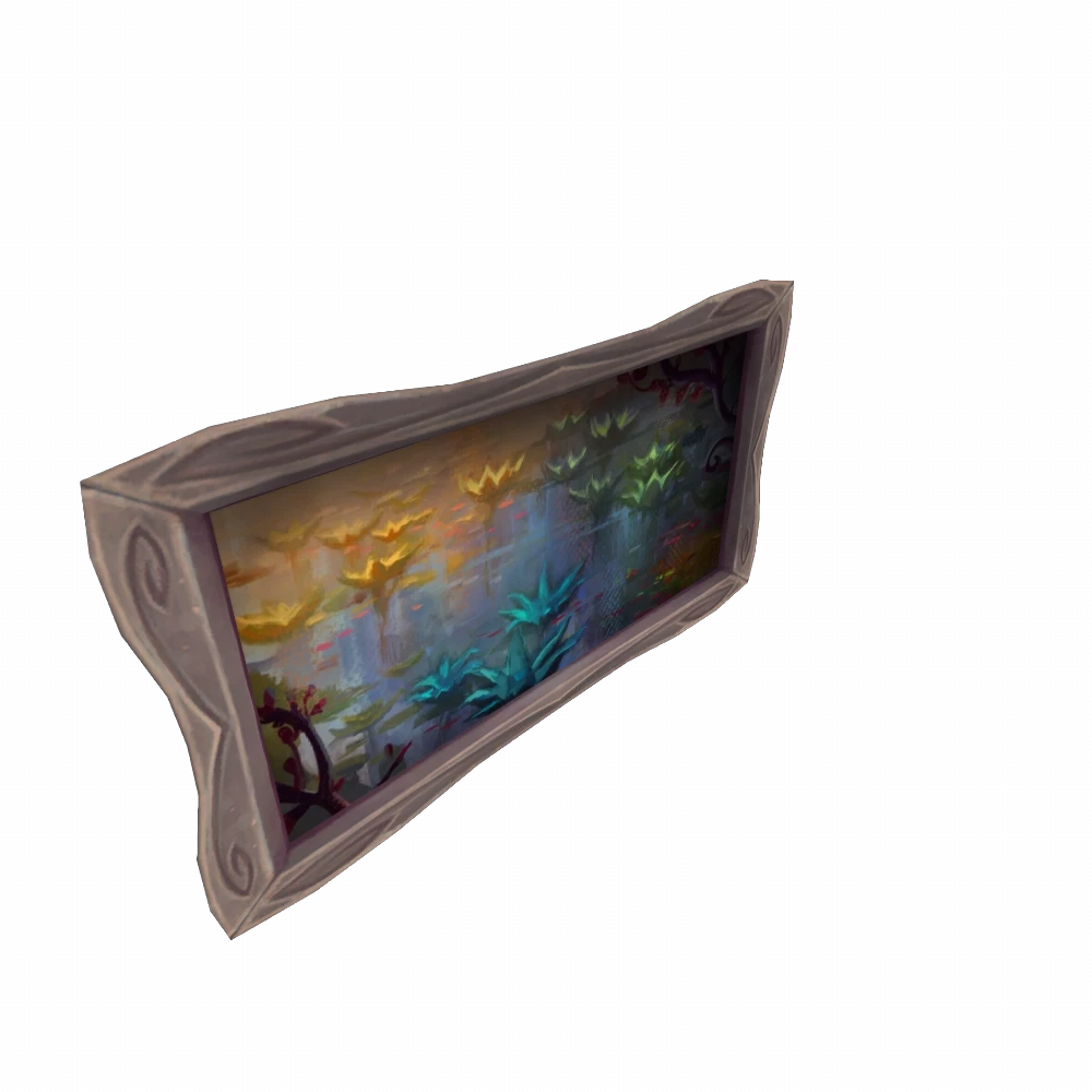 "The Water Lilies" Painting