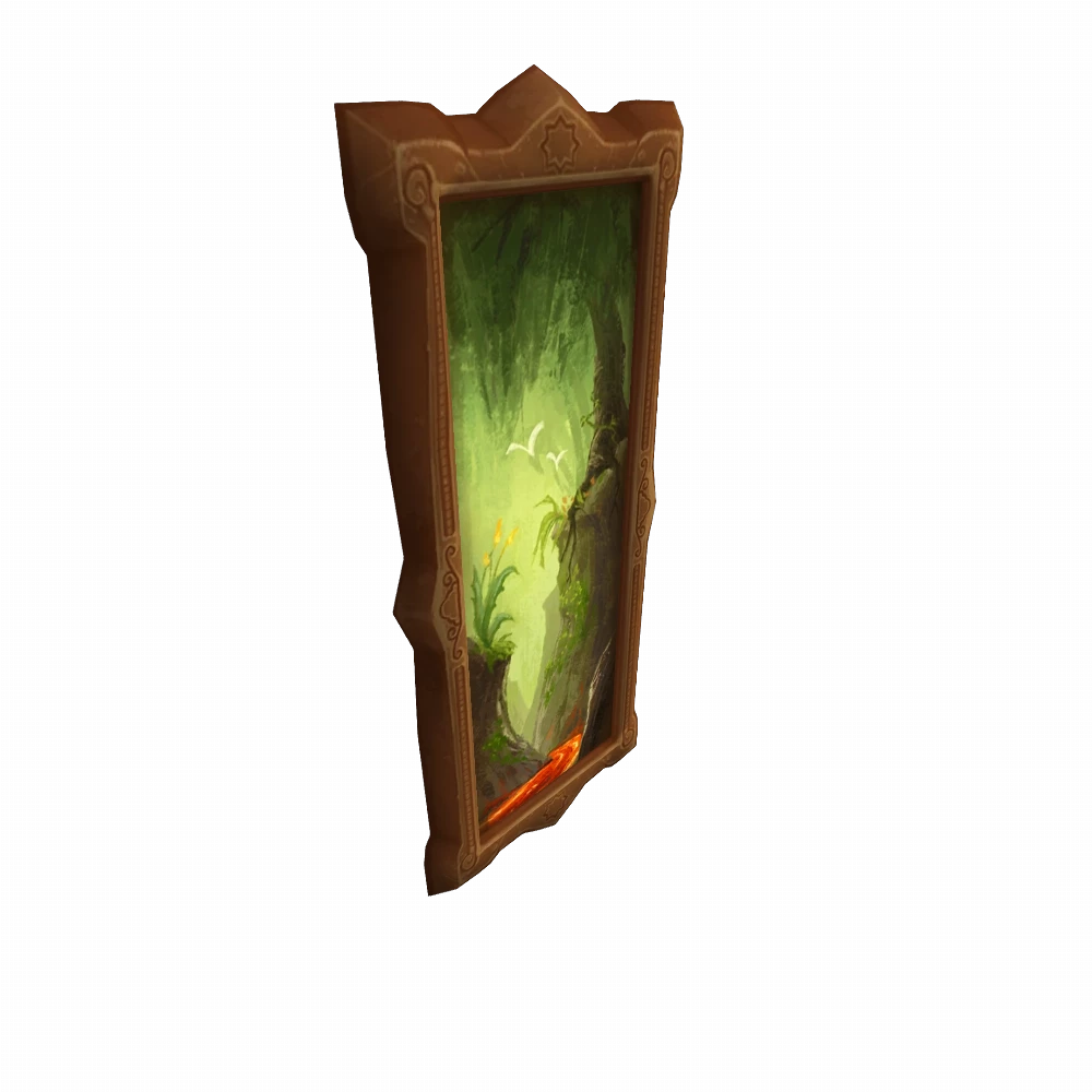"Through the Portal" Painting