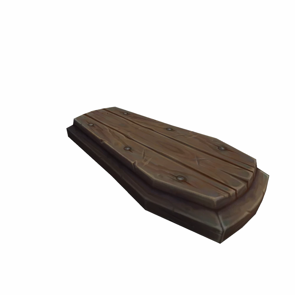 Wooden Coffin Lid