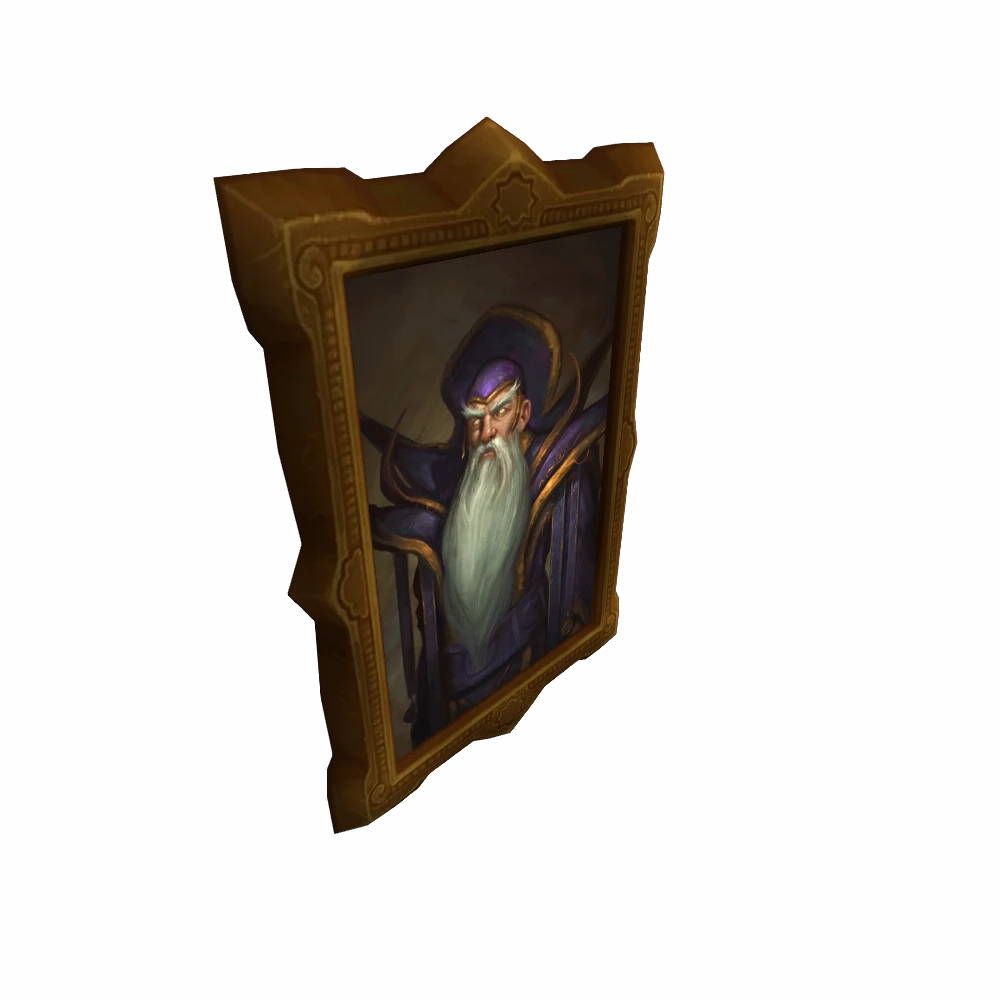 "The Fallen Archmage" Painting
