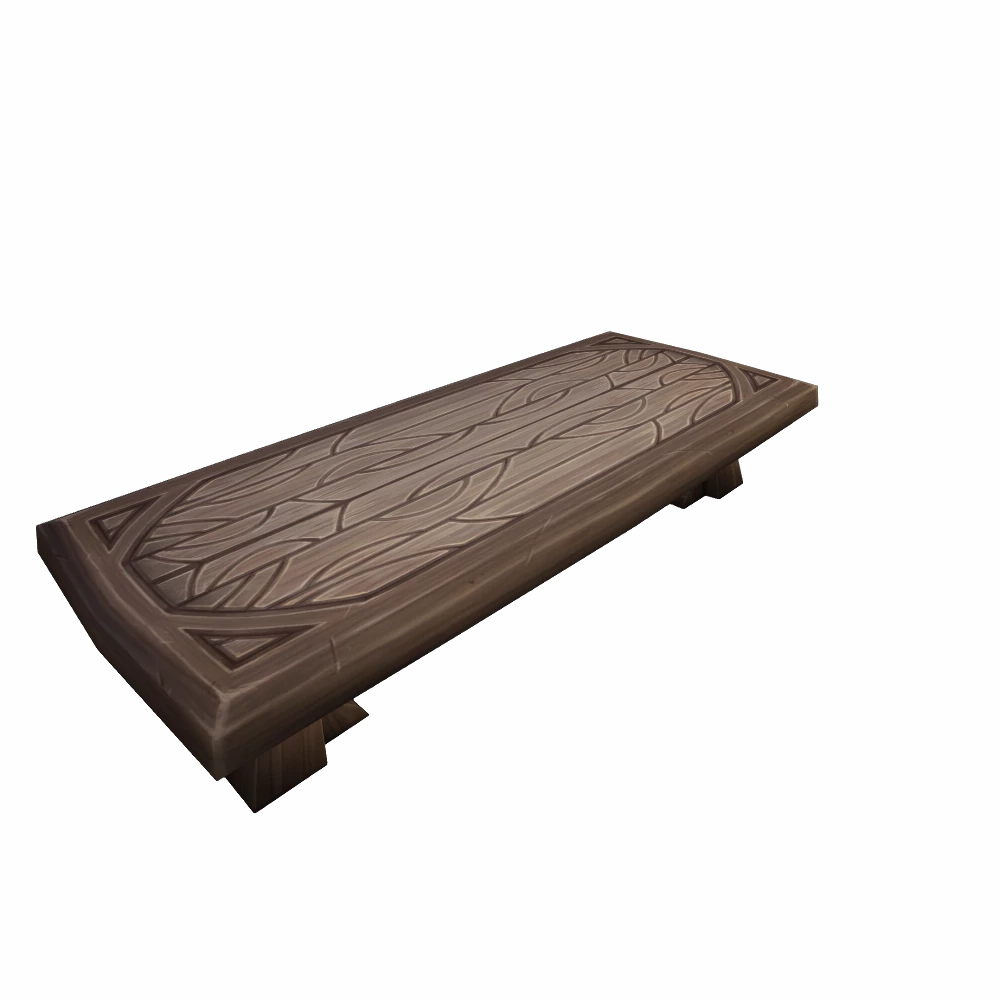 Draenic Wooden Table