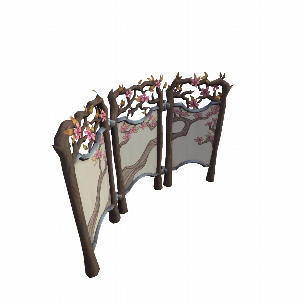 Spring Blossom Privacy Screen