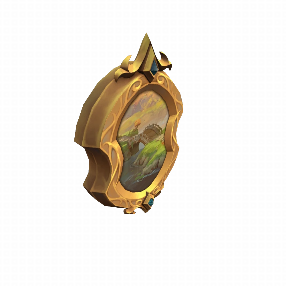 "A Bridge Over Calm Waters" Painting