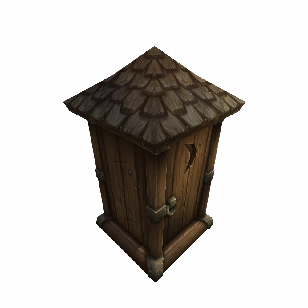 Wooden Outhouse